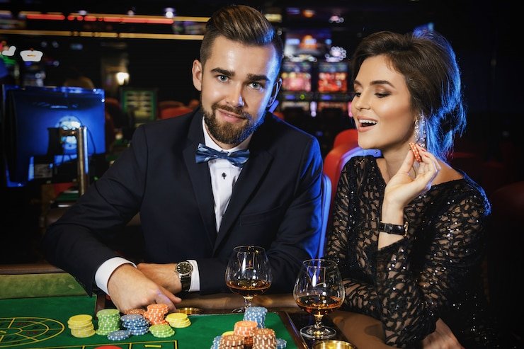 asia99 login Pretty Gaming roulette table with dealer and live broadcast equipment